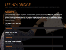 Tablet Screenshot of leeholdridge.com